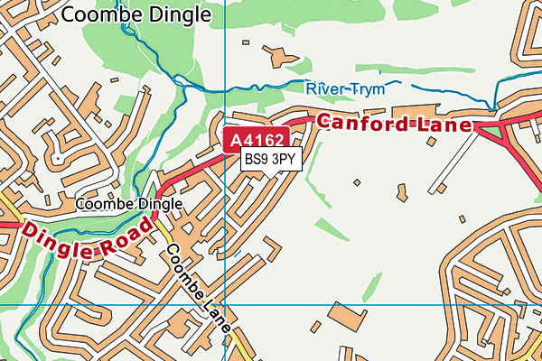 BS9 3PY map - OS VectorMap District (Ordnance Survey)