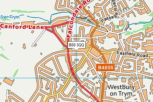 BS9 3QQ map - OS VectorMap District (Ordnance Survey)