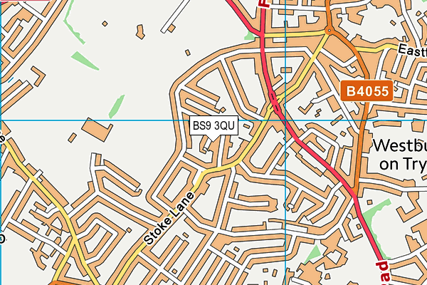 BS9 3QU map - OS VectorMap District (Ordnance Survey)