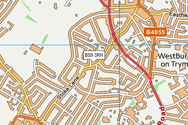 BS9 3RH map - OS VectorMap District (Ordnance Survey)
