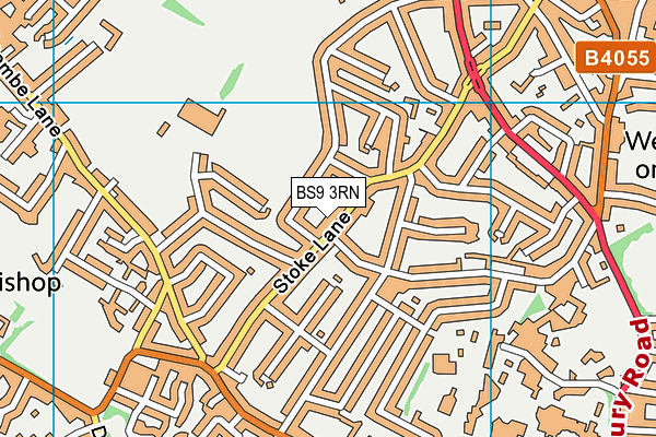 BS9 3RN map - OS VectorMap District (Ordnance Survey)