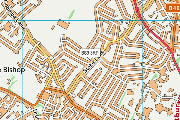 BS9 3RP map - OS VectorMap District (Ordnance Survey)
