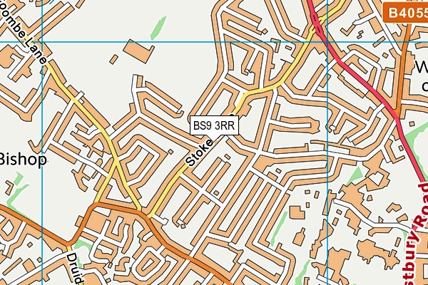 BS9 3RR map - OS VectorMap District (Ordnance Survey)