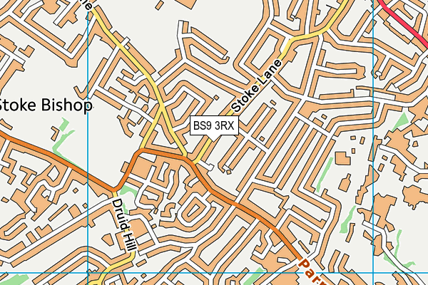 BS9 3RX map - OS VectorMap District (Ordnance Survey)
