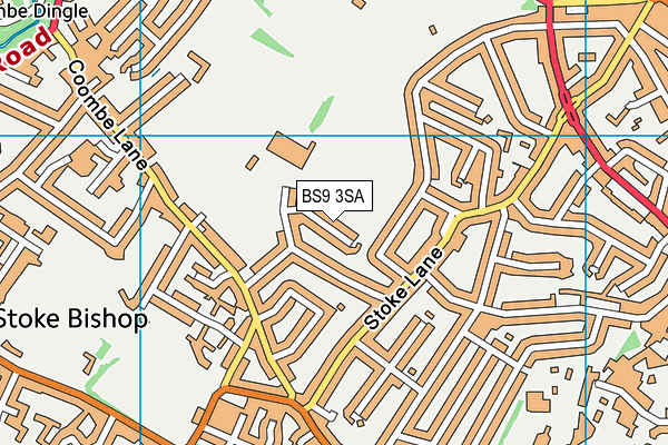 BS9 3SA map - OS VectorMap District (Ordnance Survey)