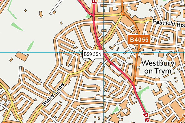 BS9 3SN map - OS VectorMap District (Ordnance Survey)