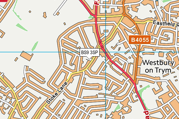 BS9 3SP map - OS VectorMap District (Ordnance Survey)