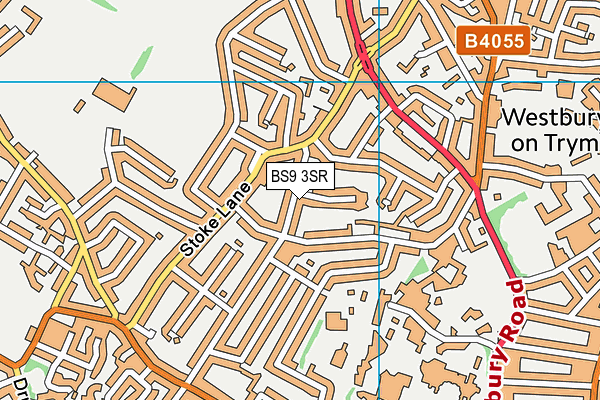 BS9 3SR map - OS VectorMap District (Ordnance Survey)