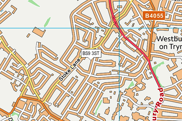 BS9 3ST map - OS VectorMap District (Ordnance Survey)