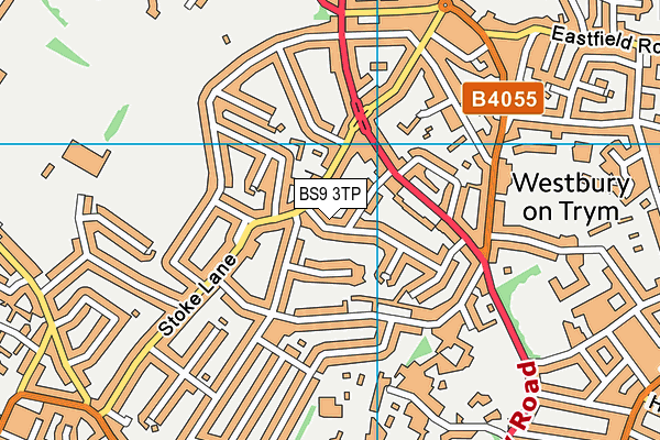 BS9 3TP map - OS VectorMap District (Ordnance Survey)