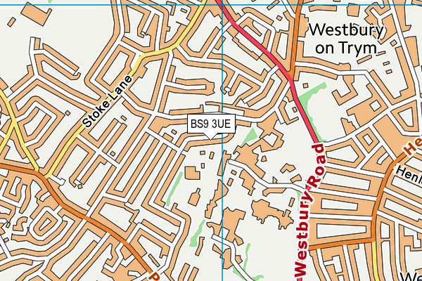 BS9 3UE map - OS VectorMap District (Ordnance Survey)