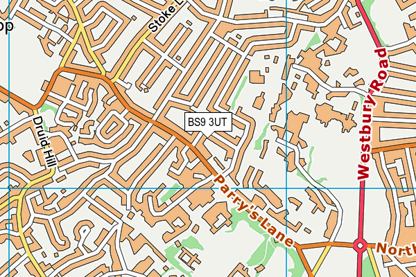 BS9 3UT map - OS VectorMap District (Ordnance Survey)