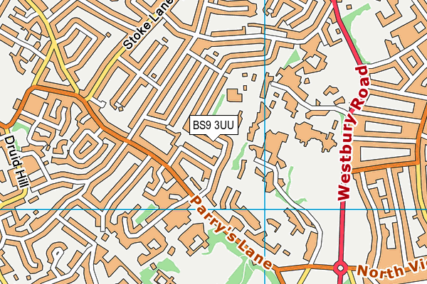 Elmlea Infant School map (BS9 3UU) - OS VectorMap District (Ordnance Survey)