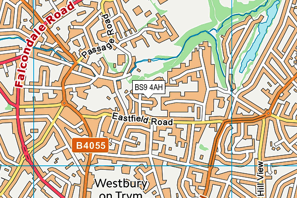 BS9 4AH map - OS VectorMap District (Ordnance Survey)