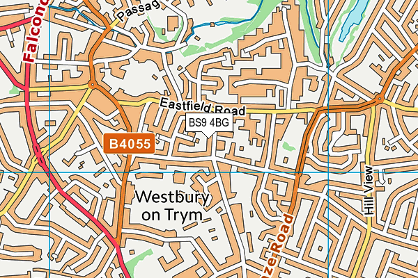 BS9 4BG map - OS VectorMap District (Ordnance Survey)