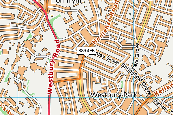 BS9 4EB map - OS VectorMap District (Ordnance Survey)