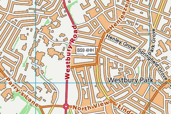 BS9 4HH map - OS VectorMap District (Ordnance Survey)