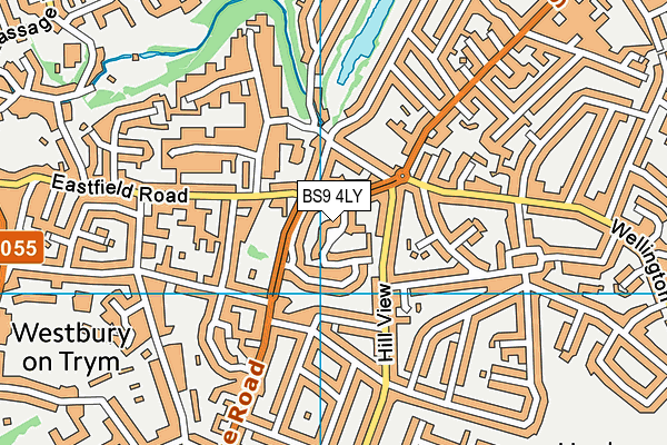 BS9 4LY map - OS VectorMap District (Ordnance Survey)