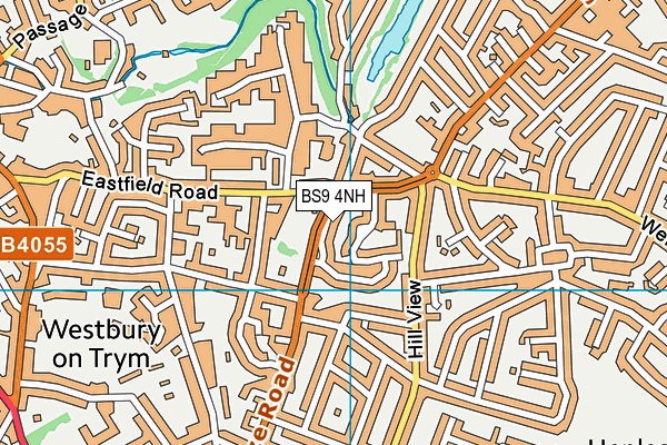 BS9 4NH map - OS VectorMap District (Ordnance Survey)