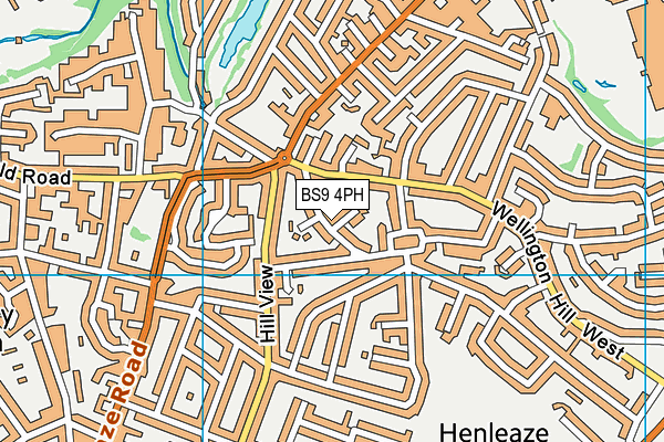 BS9 4PH map - OS VectorMap District (Ordnance Survey)