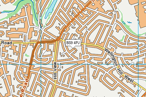 BS9 4PJ map - OS VectorMap District (Ordnance Survey)