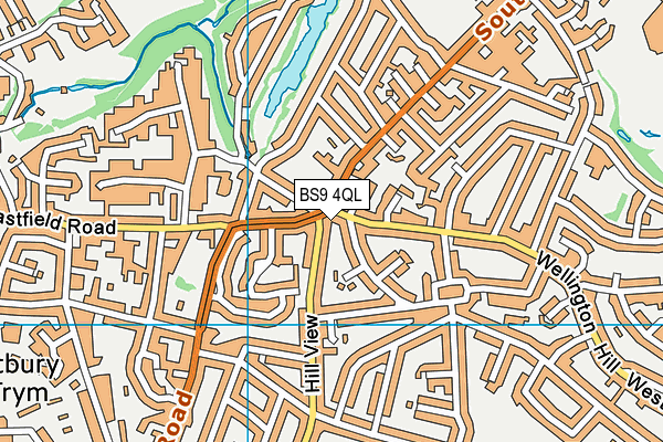 BS9 4QL map - OS VectorMap District (Ordnance Survey)