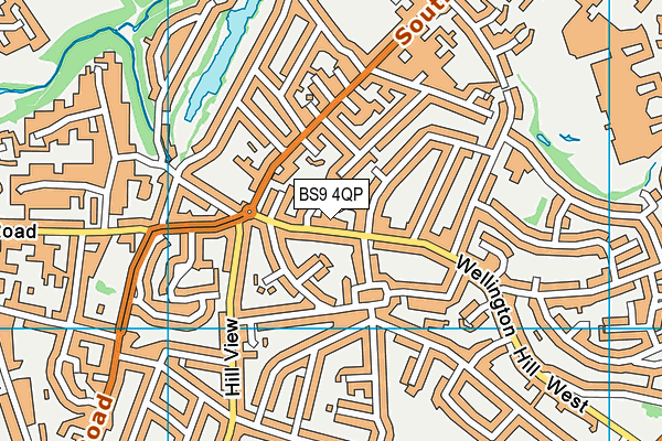 BS9 4QP map - OS VectorMap District (Ordnance Survey)