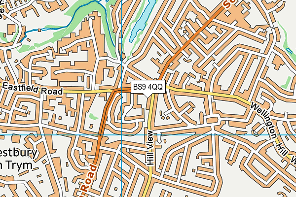 BS9 4QQ map - OS VectorMap District (Ordnance Survey)