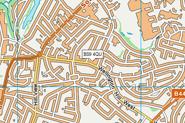 BS9 4QU map - OS VectorMap District (Ordnance Survey)