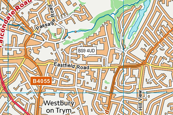 BS9 4UD map - OS VectorMap District (Ordnance Survey)