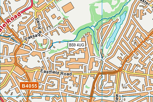 BS9 4UG map - OS VectorMap District (Ordnance Survey)