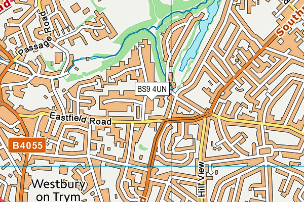 BS9 4UN map - OS VectorMap District (Ordnance Survey)
