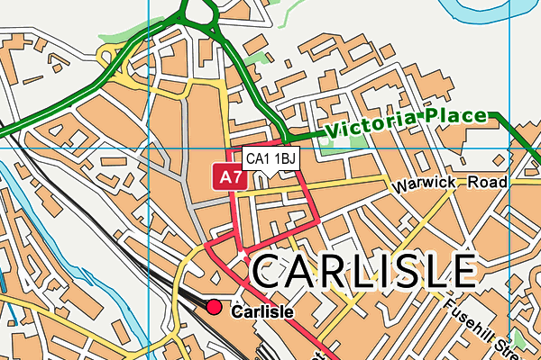 Map of CARACTACUS LIMITED at district scale