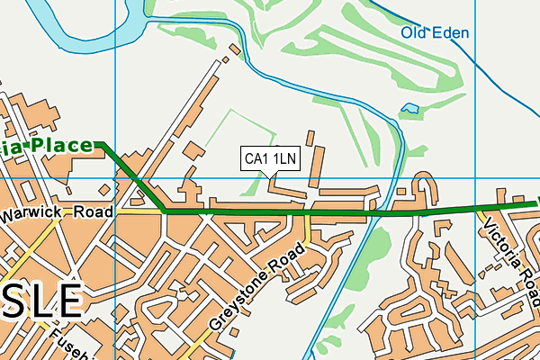 CA1 1LN map - OS VectorMap District (Ordnance Survey)