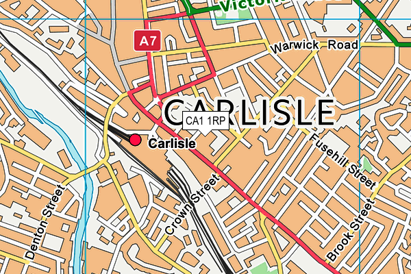 Snap Fitness (Carlisle) map (CA1 1RP) - OS VectorMap District (Ordnance Survey)