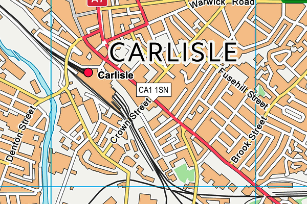 CA1 1SN map - OS VectorMap District (Ordnance Survey)