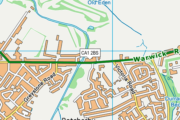 CA1 2BS map - OS VectorMap District (Ordnance Survey)