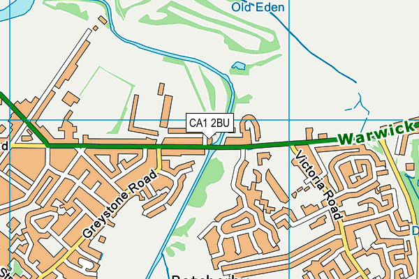 CA1 2BU map - OS VectorMap District (Ordnance Survey)