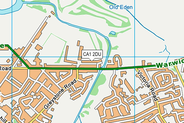 CA1 2DU map - OS VectorMap District (Ordnance Survey)