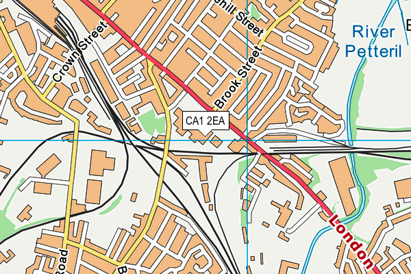The Gym Group (Carlisle) map (CA1 2EA) - OS VectorMap District (Ordnance Survey)