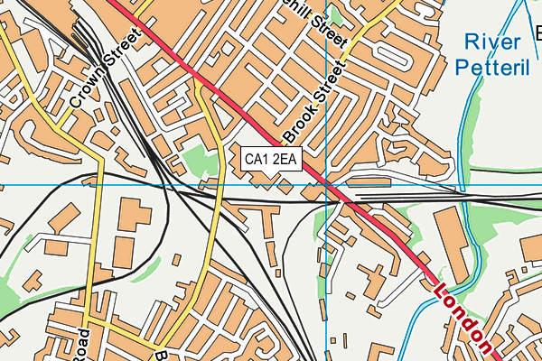 CA1 2EA map - OS VectorMap District (Ordnance Survey)