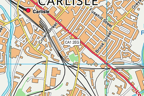 CA1 2EG map - OS VectorMap District (Ordnance Survey)