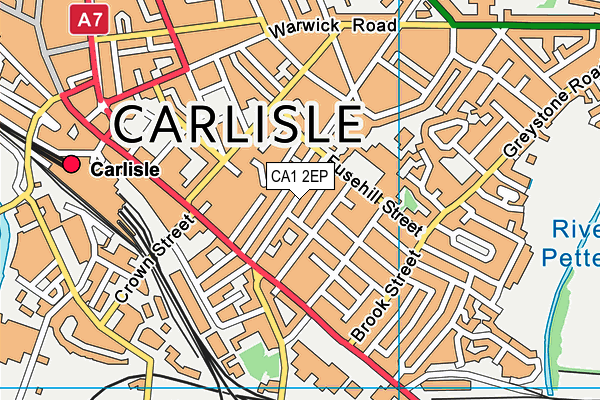 CA1 2EP map - OS VectorMap District (Ordnance Survey)