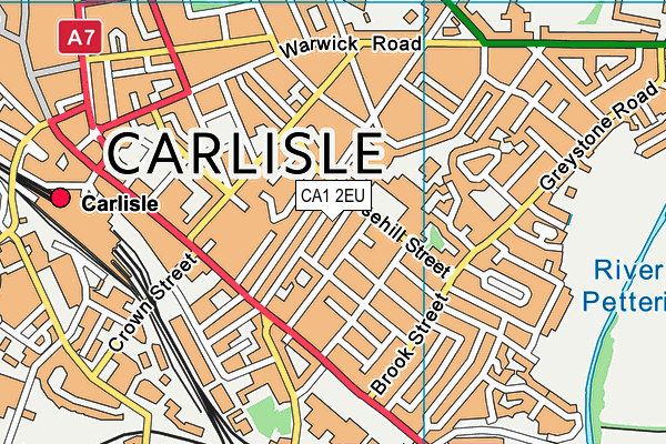 CA1 2EU map - OS VectorMap District (Ordnance Survey)