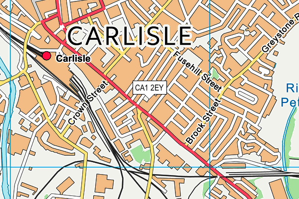 CA1 2EY map - OS VectorMap District (Ordnance Survey)