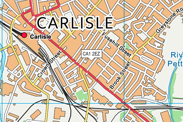 CA1 2EZ map - OS VectorMap District (Ordnance Survey)