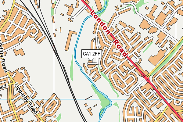 CA1 2FF map - OS VectorMap District (Ordnance Survey)