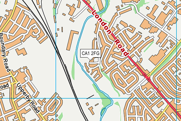 CA1 2FG map - OS VectorMap District (Ordnance Survey)