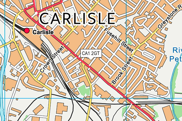 CA1 2GT map - OS VectorMap District (Ordnance Survey)