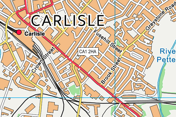 CA1 2HA map - OS VectorMap District (Ordnance Survey)